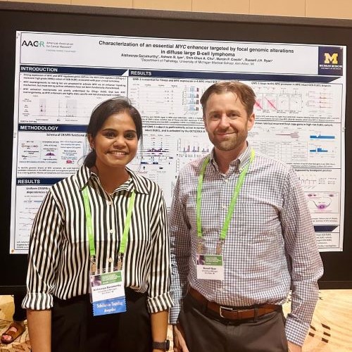 Dr. Aishwarya Gurumurthy and her mentor, Dr. Russell Ryan